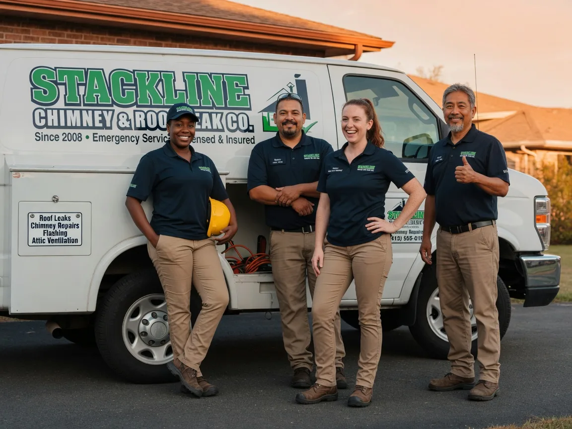 Chimney flashing repair company in Balsam, NC